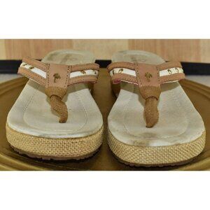 🌹Margaritaville Kaia Women's Sandals Size 8 Brown Summer Girl Beach MG5329E